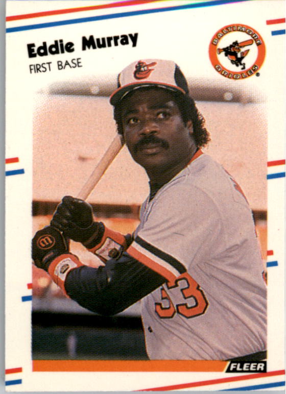 1988 Fleer Mini Baseball Cards 001      Eddie Murray